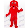 Costume de mascotte adulte animal rouge chien