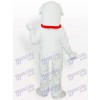 Costume de mascotte adulte chien blanc animal