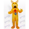 Costume de mascotte adulte jaune chien animal