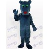 Costume de mascotte adulte chien noir bouche