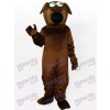 Costume de mascotte adulte Big Dog de chien gris