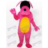 Costume de mascotte adulte chien rose