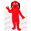 Costume de mascotte adulte rouge feu de chien