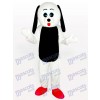 Costume de mascotte adulte noir ventre de chien