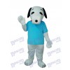 T-shirt bleu Snoopy Dog mascotte Costume adulte Animal