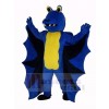 Drôle Bleu Dragon Mascotte Costume