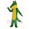 Crocodile avec Jaune Ventre Mascotte Costume