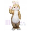 Lapin de Pâques costume de mascotte