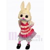 Lapin de Pâques costume de mascotte