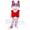 Lapin de Pâques costume de mascotte