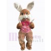 Lapin de Pâques costume de mascotte