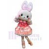 Lapin de Pâques costume de mascotte