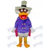 Costume adulte de mascotte de chapeau blanc de canard Animal