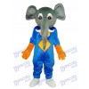 Mascotte d'éléphant Costume adulte Animal