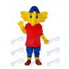 Mascotte jaune Big Elephant Mascotte Costume Animal