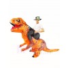 Tyrannosaurus orange T-Rex Gonflable Porte moi Ride On Costume