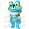 Costume de mascotte Froakie de grenouille bleue Pokémon de Pokémon GO Pocket Monster