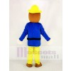 Réaliste Pompier Dans Bleu Sam Mascotte Costume Dessin animé