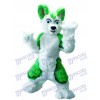 vert Rauque Chien Adulte Mascotte Costume Animal Dessin animé