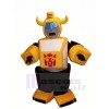 Haute Qualité Jaune Robot Mascotte Les costumes Dessin animé