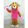 Paw Patrol Skye Rose Mascotte Costume Chien Costume fantaisie Personnage de dessin animé