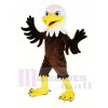 blanc Diriger Aigle avec Bleu Les yeux Mascotte Costume