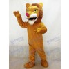 Costume de mascotte Lion d'Afrique avec nez rouge