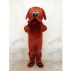Costume de mascotte de chien rouge roux mignon Rooney