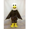 Costume de mascotte aigle marron