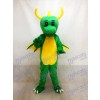 Costume de mascotte de dinosaure vert Dragon