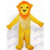 Costume de mascotte jaune lion animal