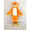 Orange Ollie Hibou Mascotte Costume École