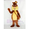 marron Pâques lapin Mascotte Costume Dessin animé