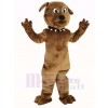 marron Bouledogue Mascotte Costume Animal