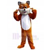 Renard costume de mascotte