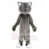 gris Loup Mascotte Costume Animal