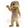 Chien avec marron Ventre Mascotte Costume