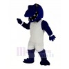 sport Bleu Alligator blanc Tenue de sport Mascotte Costume