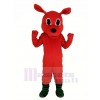 rouge Kangourou Mascotte Costume Animal