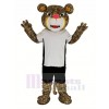 Puissance Jaguar avec T-shirt Mascotte Costume Animal