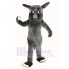 Muscle gris Rhinocéros Mascotte Costume Animal