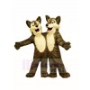 Garçon et fille loup Costumes De Mascotte