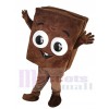 Chocolat costume de mascotte