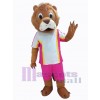 Lion costume de mascotte