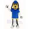 Beagle Chien avec Bleu Chapeau Mascotte Costume Animal