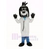 Docteur Chien avec Des lunettes Mascotte Costume Animal