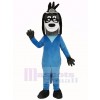 Docteur Chien dansBleu Manteau Mascotte Costume Animal