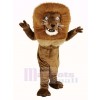 Fort Puissance Lion Mascotte Costume Adulte