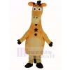 Mignonne Jaune Girafe Mascotte Costume