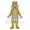 Jaune et blanc Hamster Mascotte Costume